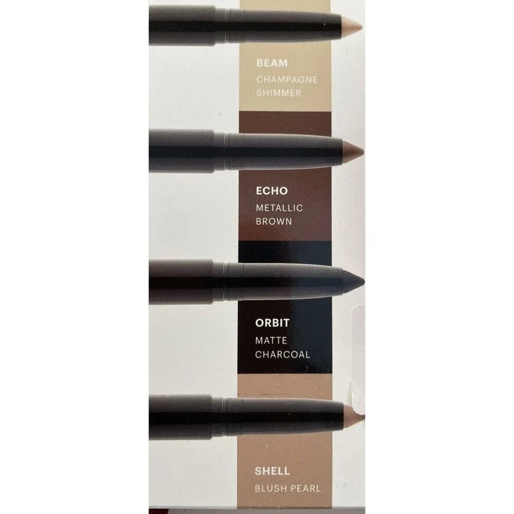 GLO Skin Beauty Eye Shadow Set‎ With Case 4 Crayons The Georgia Limited NWT